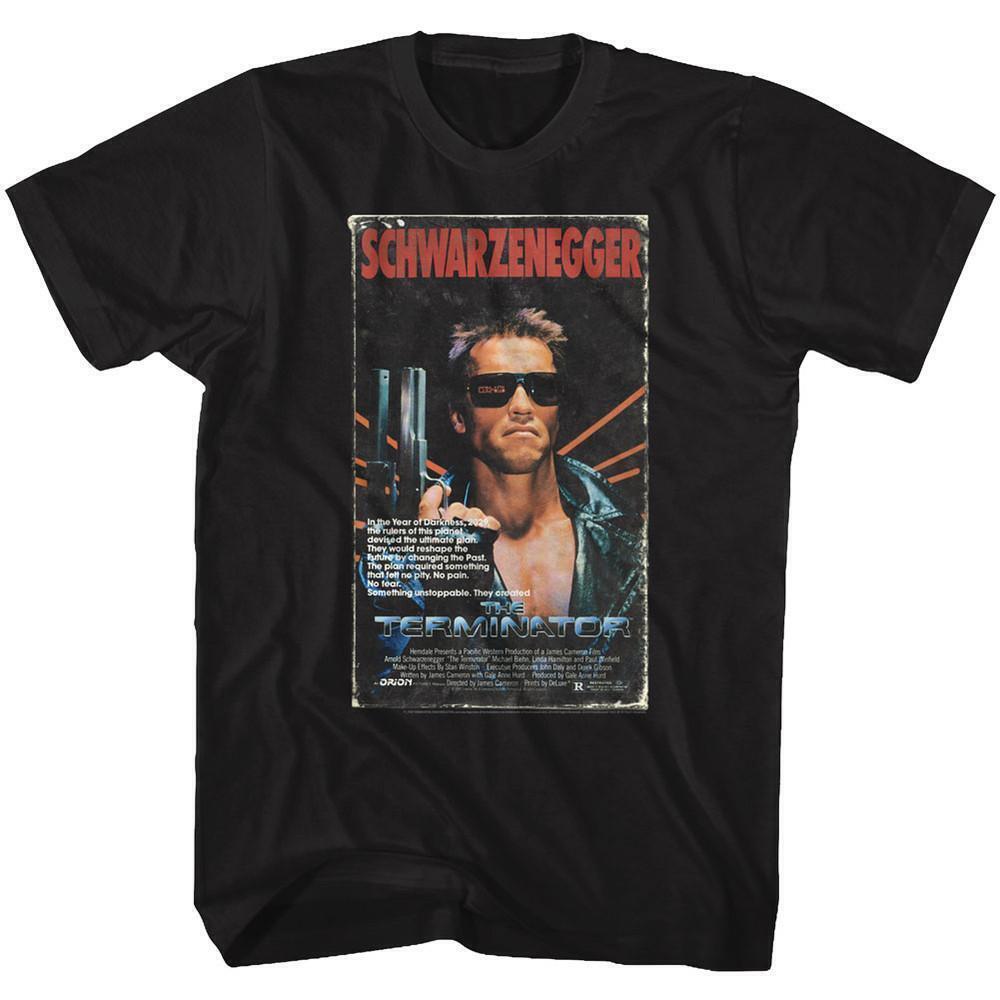 Terminator Vhs Black T Shirt